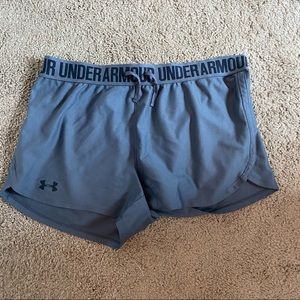 Grey Under armour shorts. Size small